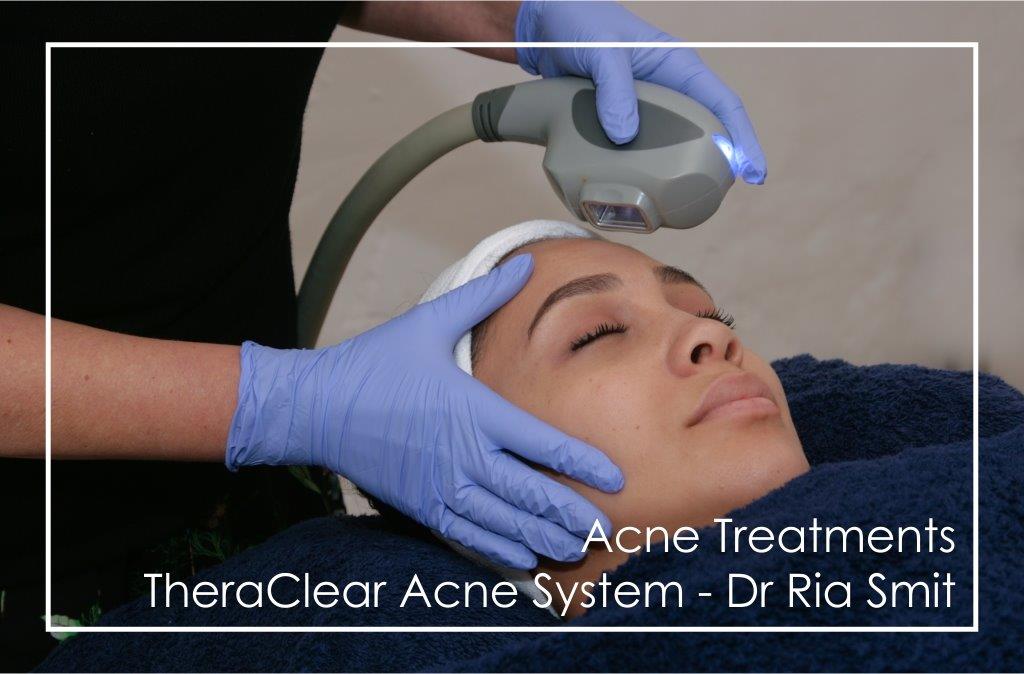 Dr Ria Smit Women's Health & Aesthetic Medicine, Paarl TheraClear Acne treatment being perfromed