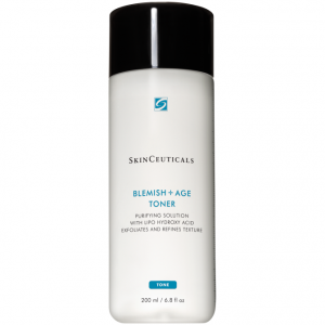 Dr Ria Smit SkinCeuticals Blemish + Toner is a toner with chemical exfoliators that is suitable for skin prone to breakouts, especially those who have signs of aging.