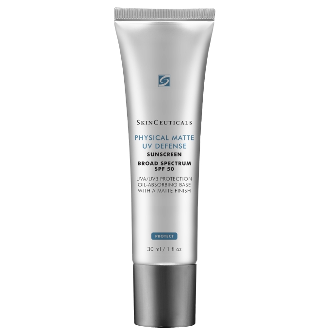 Skin_Ceuticals_Physical_Matte_UV_Defence_Sunscreen_SPF_50_30_ml Dr Ria Smit Women's Health & Aesthetic Medicine, Paarl SkinCeuticals Physical Matte UV Defense Sunscreen. Broad spectrum SPF50. UVA/UVB Protection. Oil-absorbing Base with a matte finish.